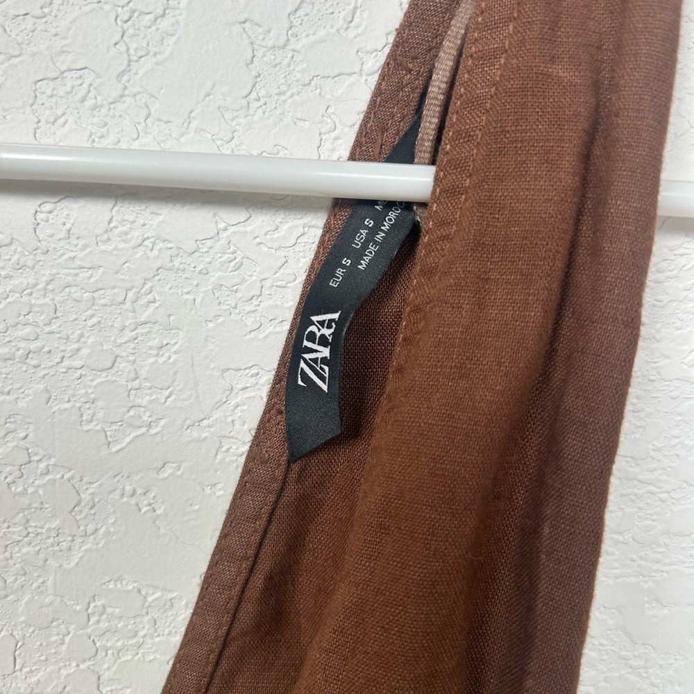 Zara Mini Overall Dress